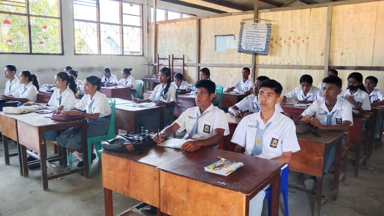 Gemotiveerde en oplettende leerlingen.